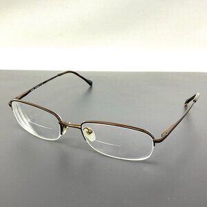 Sferoflex eyeglasses 4032T 4044 52/19 140-Titanium T With Case Brown Semi-Rim